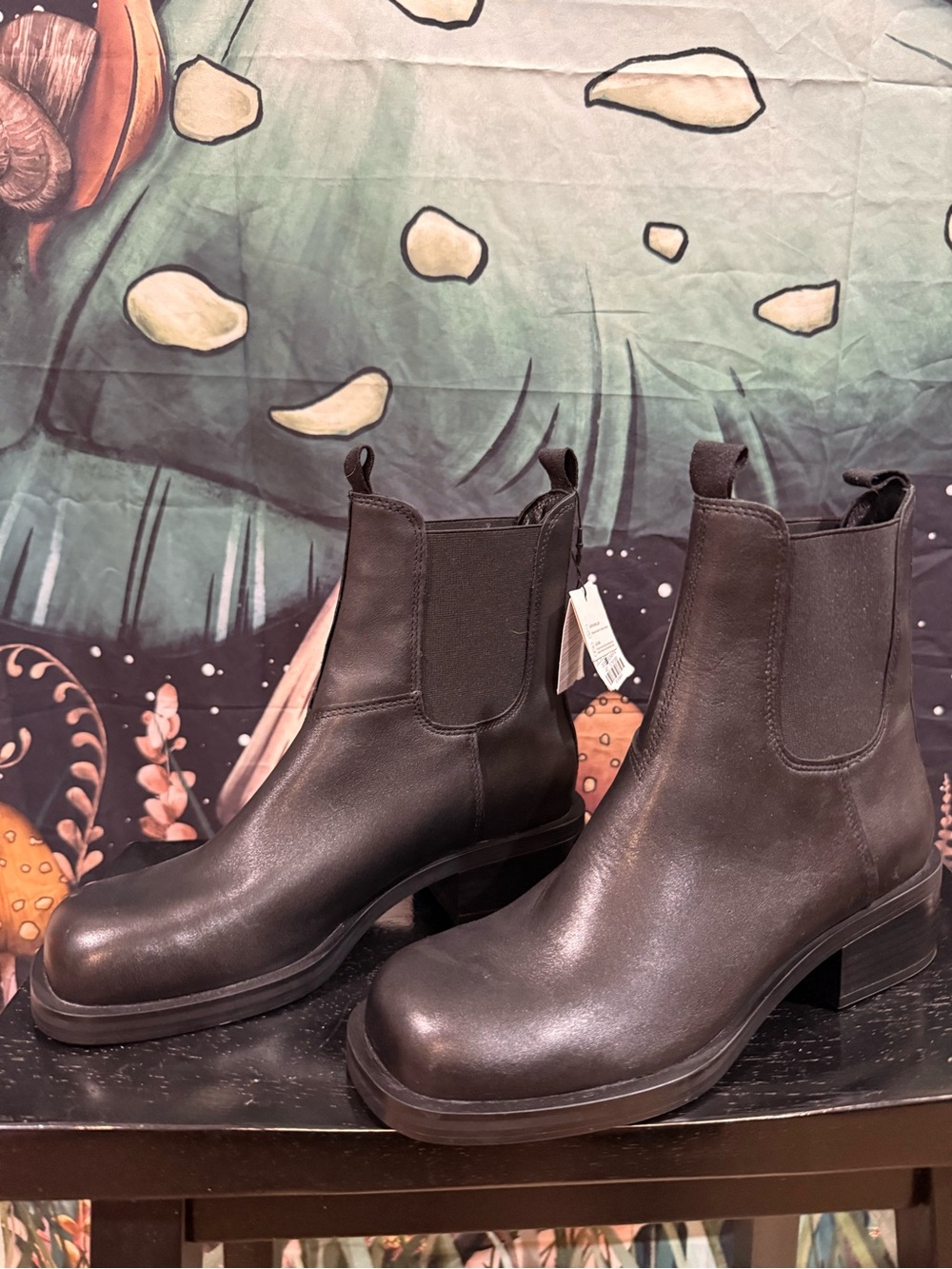 Zara Black Chelsea Ankle Boots